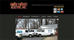 Desktop Screenshot of morepowerelectric.com
